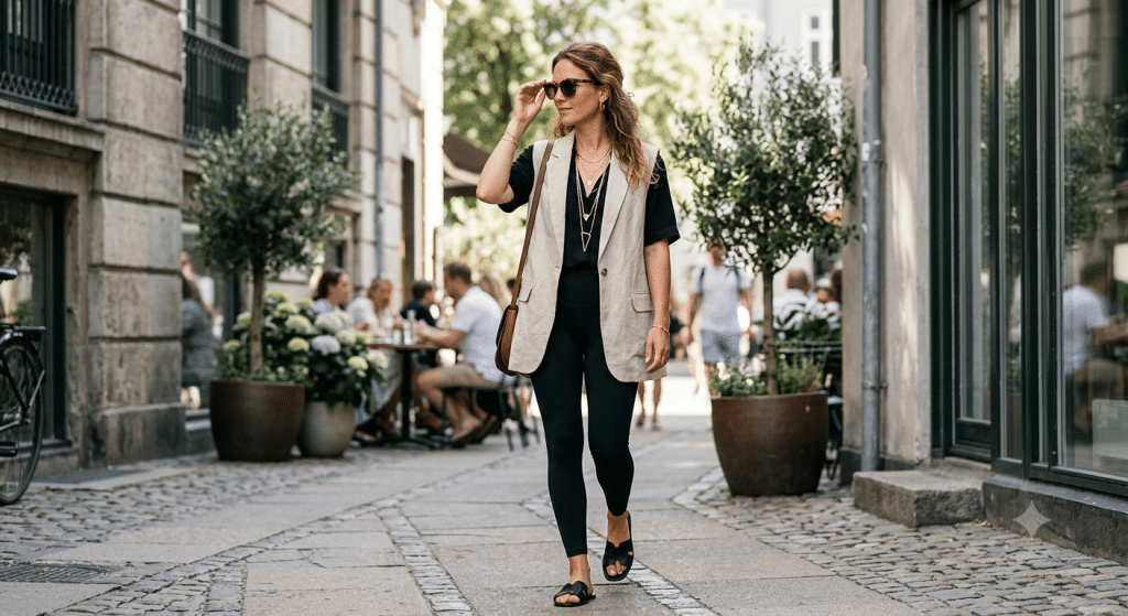 leggings work outfit