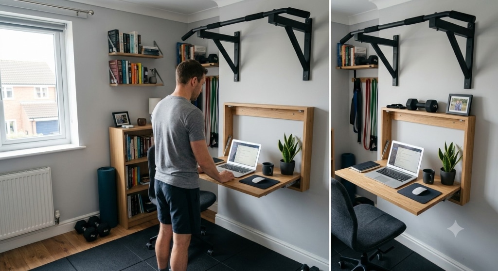 home office gym combo