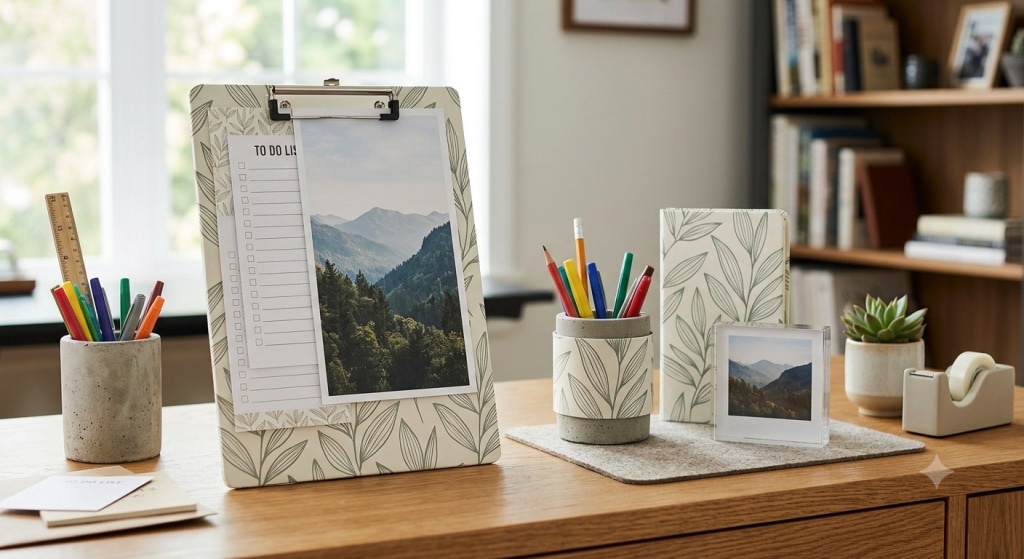 diy office desk accessories
