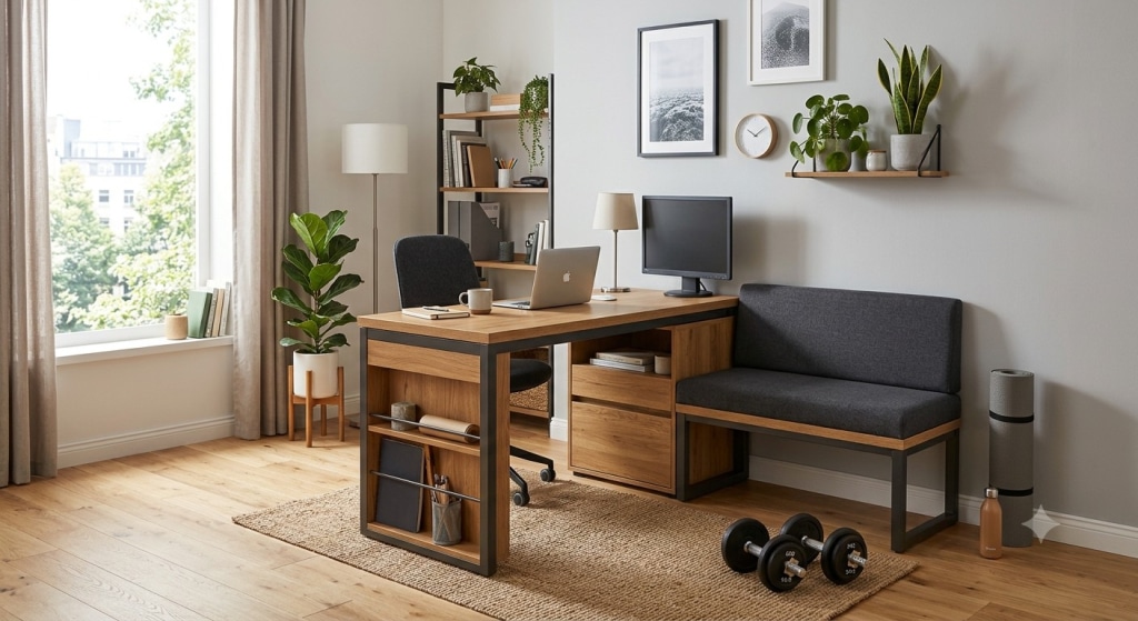 home office gym combo