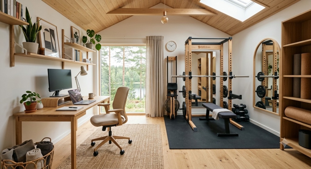 home office gym combo