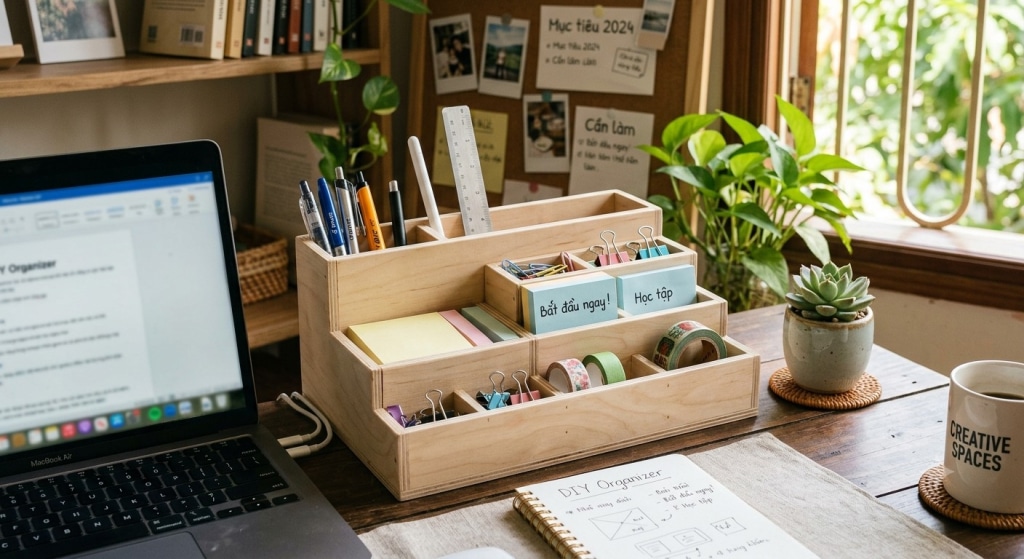 diy office desk accessories