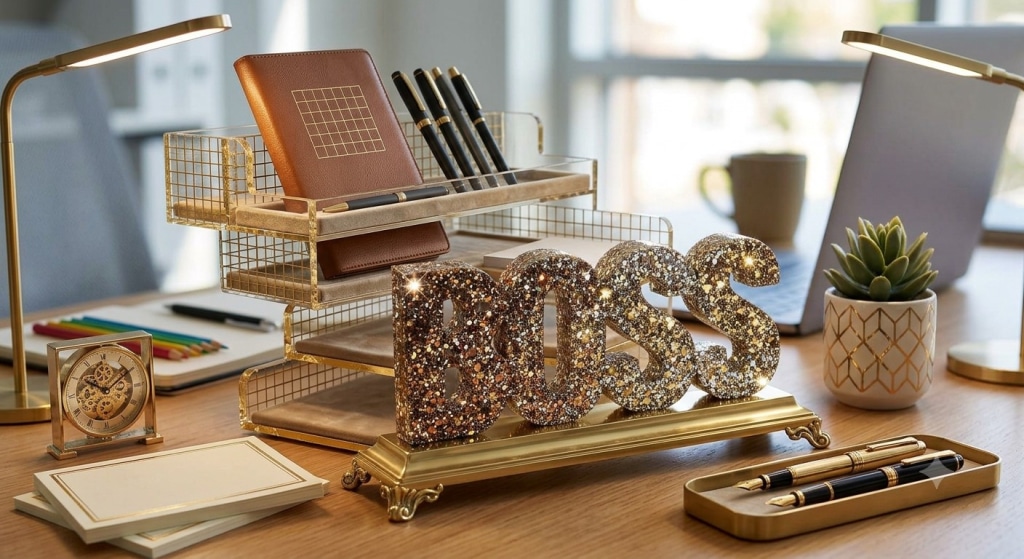 diy office desk accessories