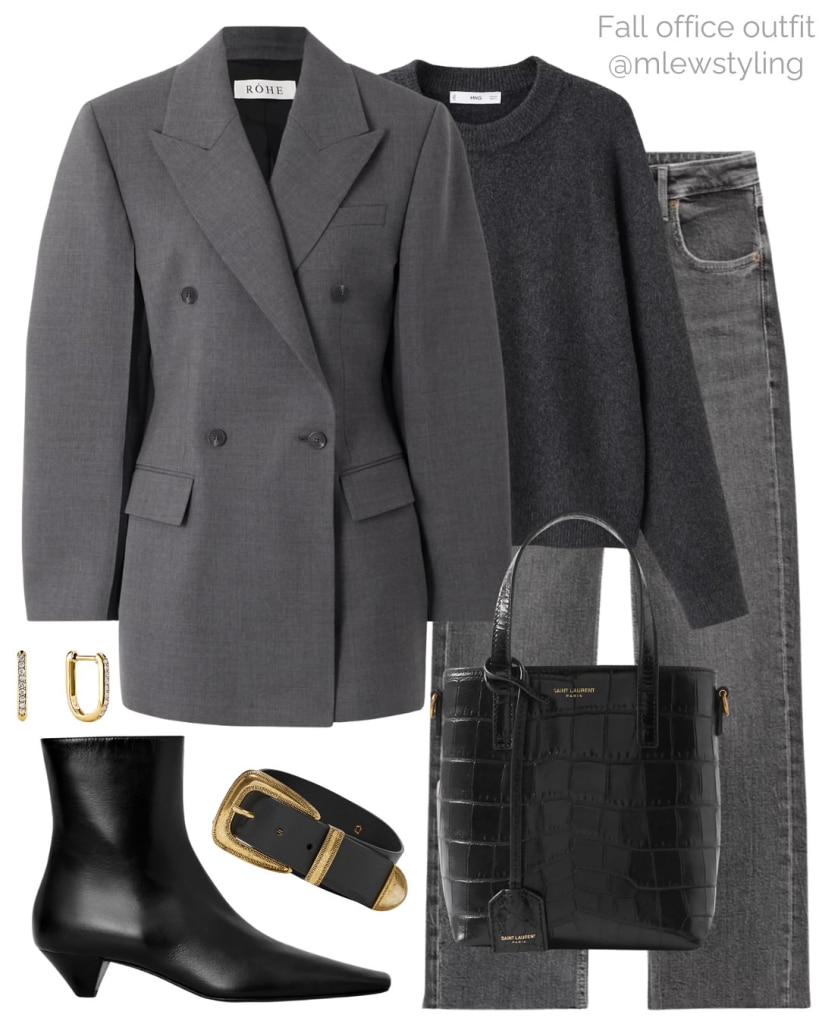 Work outfit denim