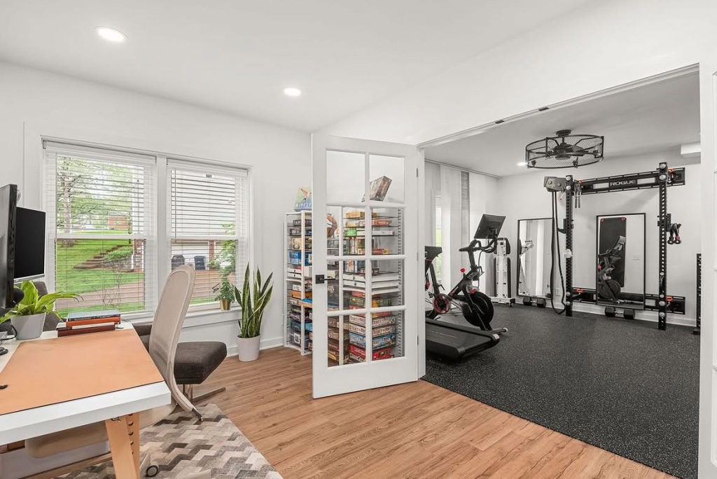 home office gym combo