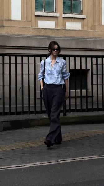 work outfit black pants
