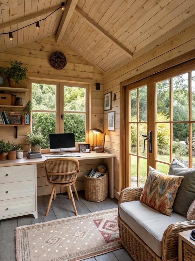 home office desk hidden