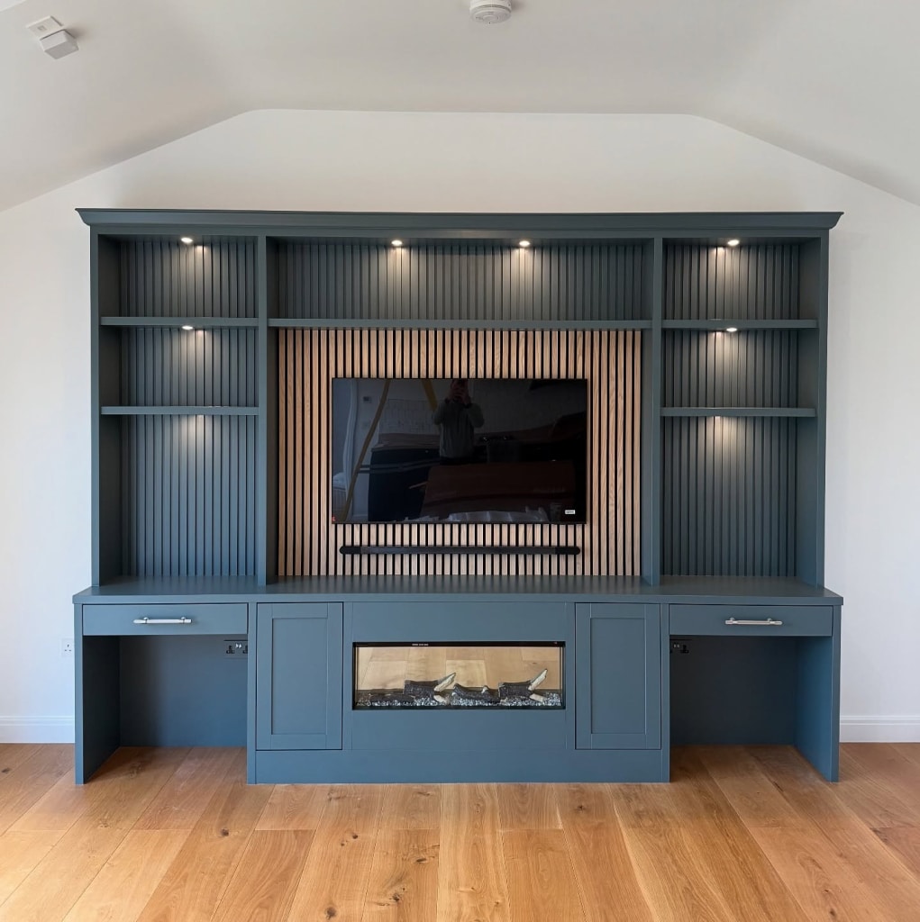 home office desk hidden