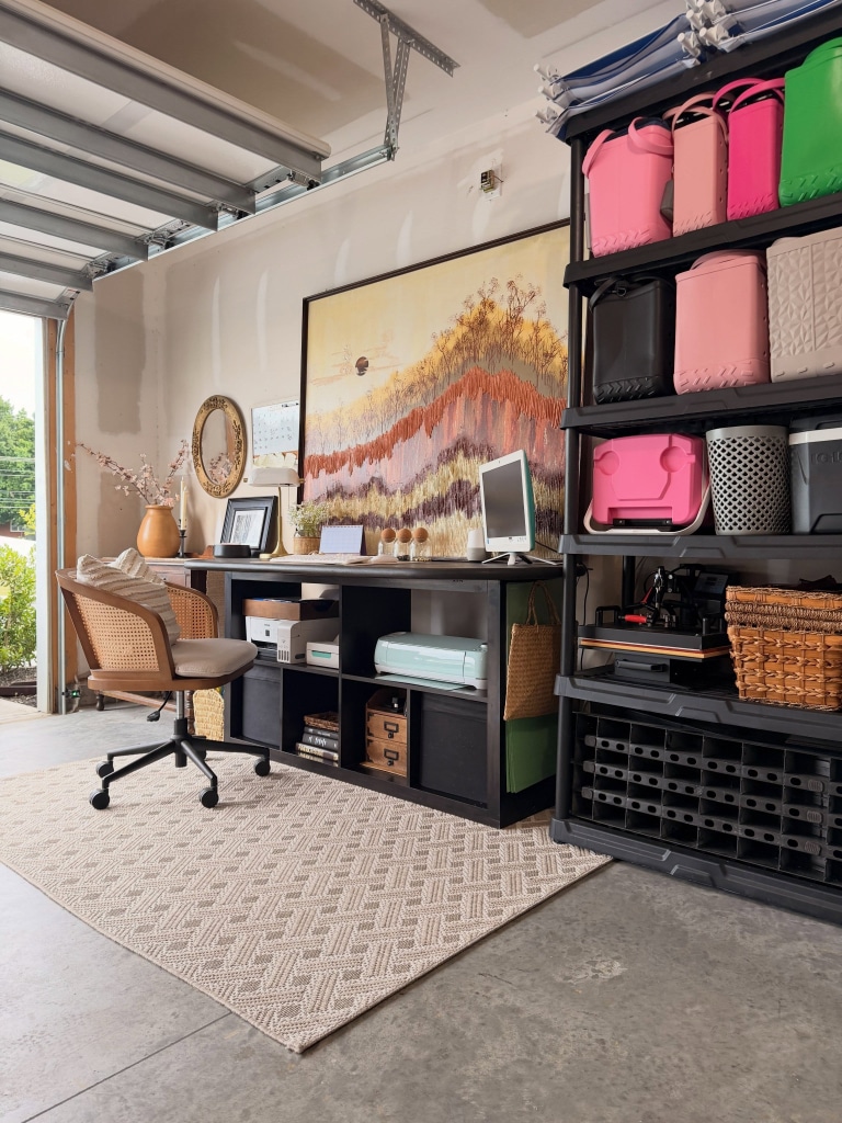 home office desk hidden