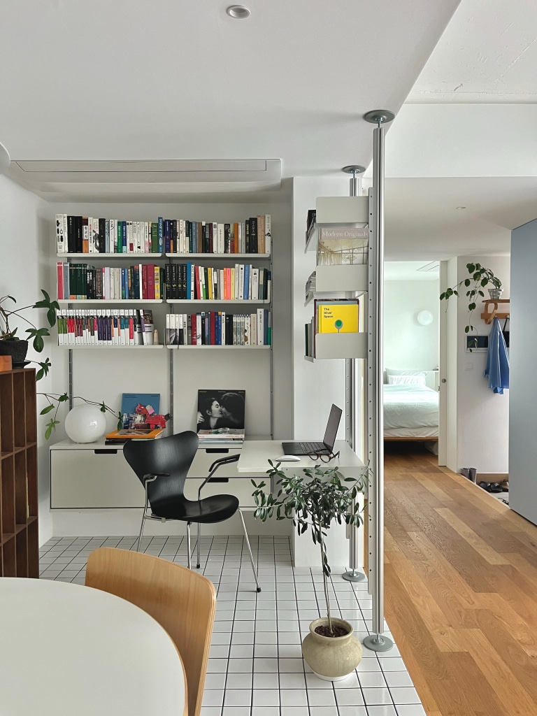 home office desk hidden