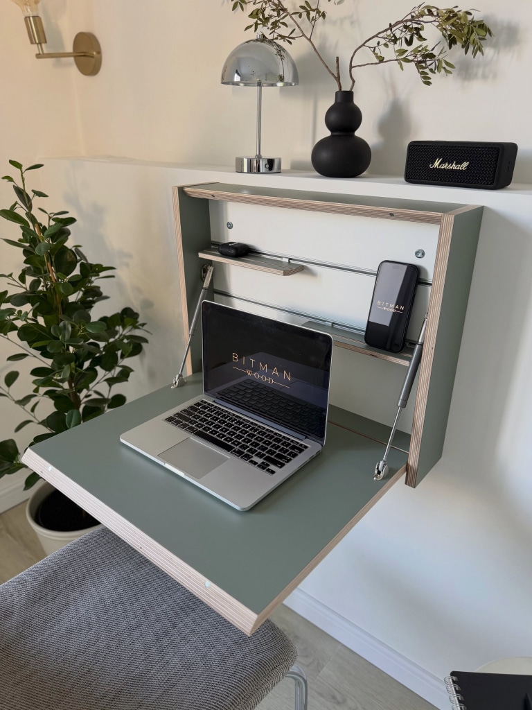 home office desk hidden