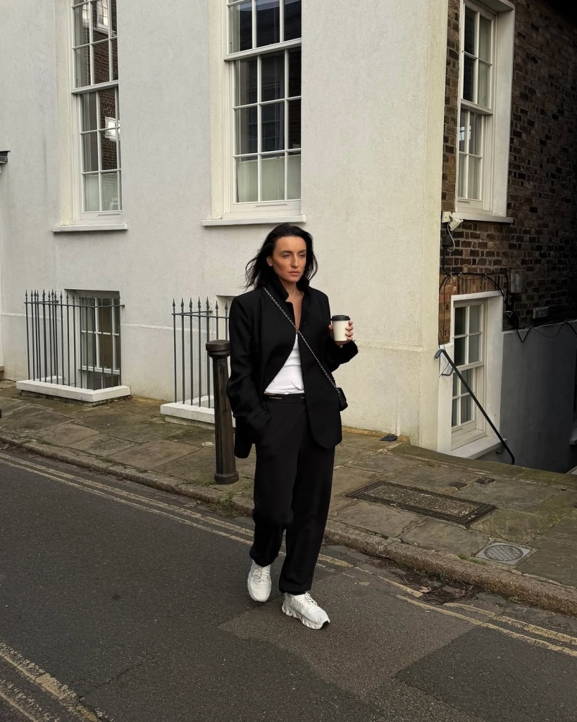 work outfit black pants