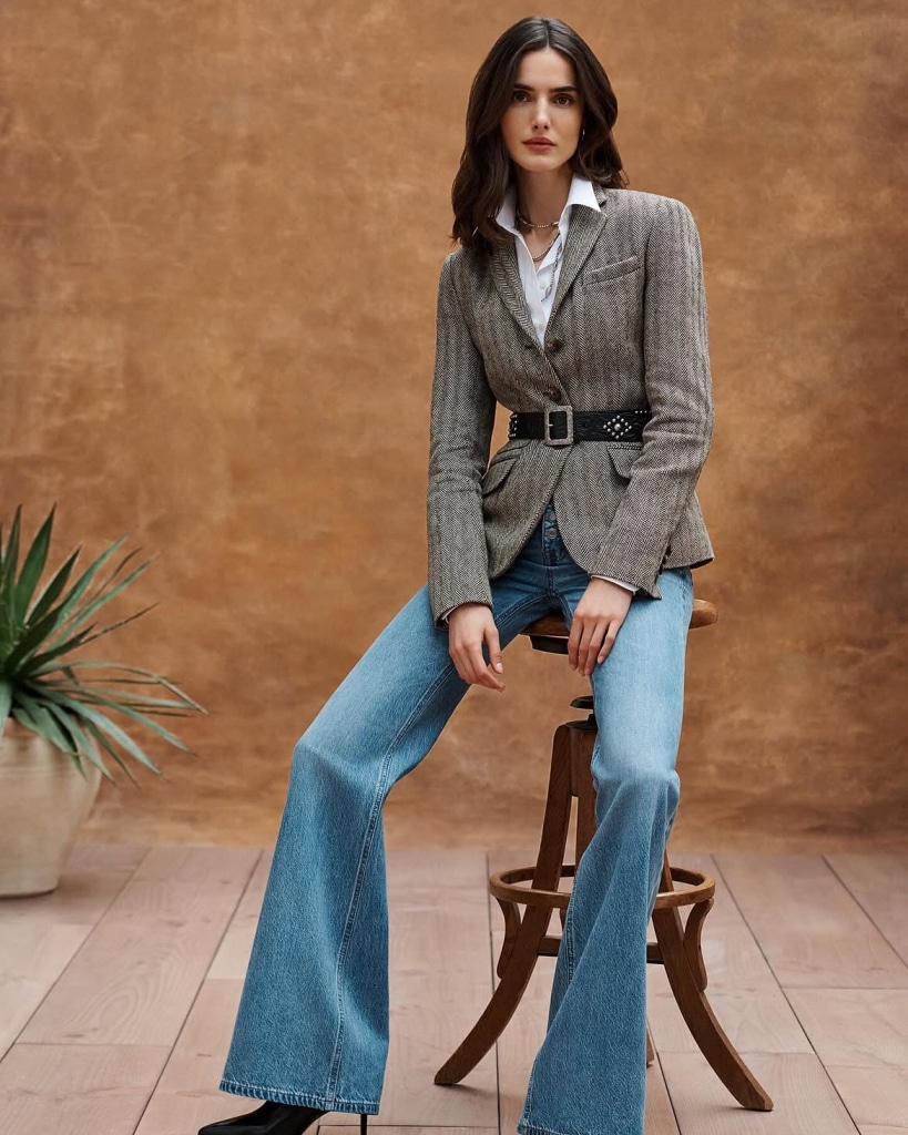 Work outfit denim