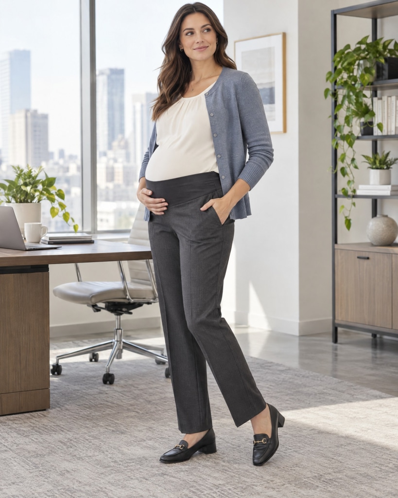 work outfit pregnant women summer