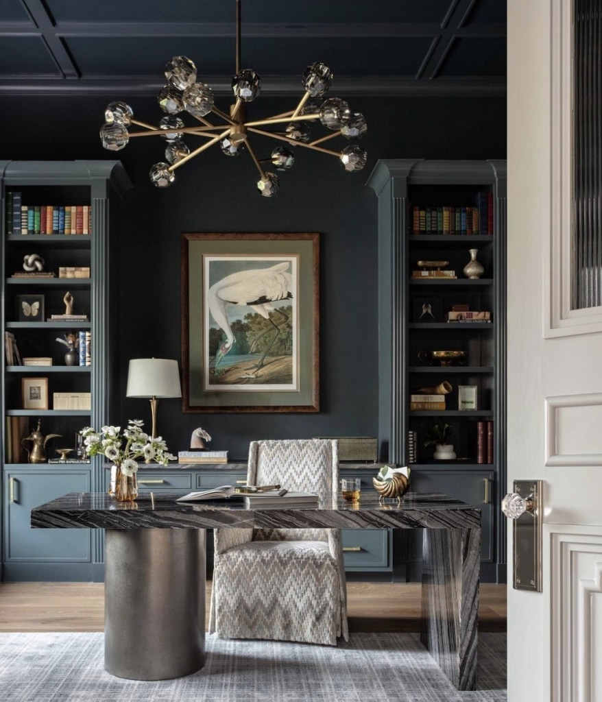 office decor jewel tones