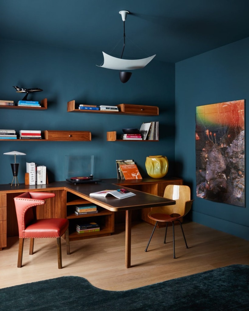 office decor jewel tones