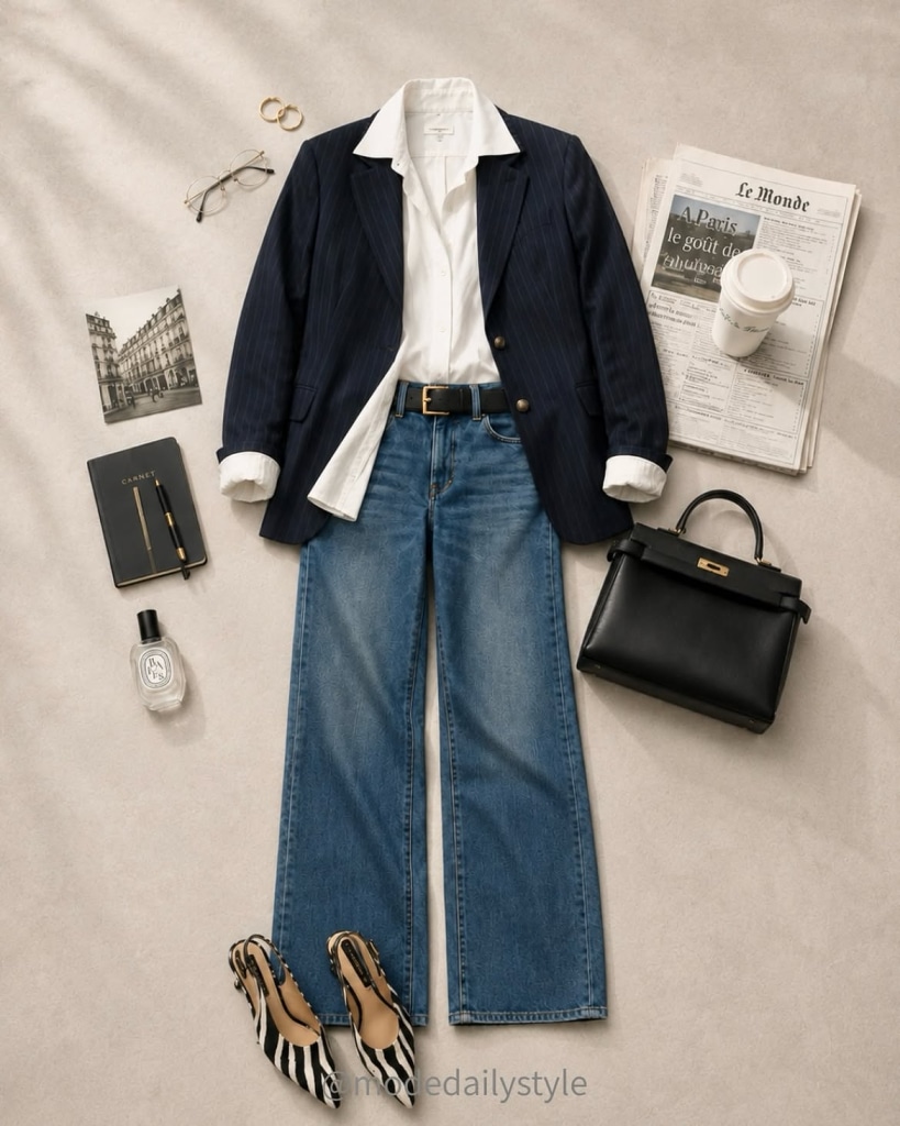 Work outfit denim