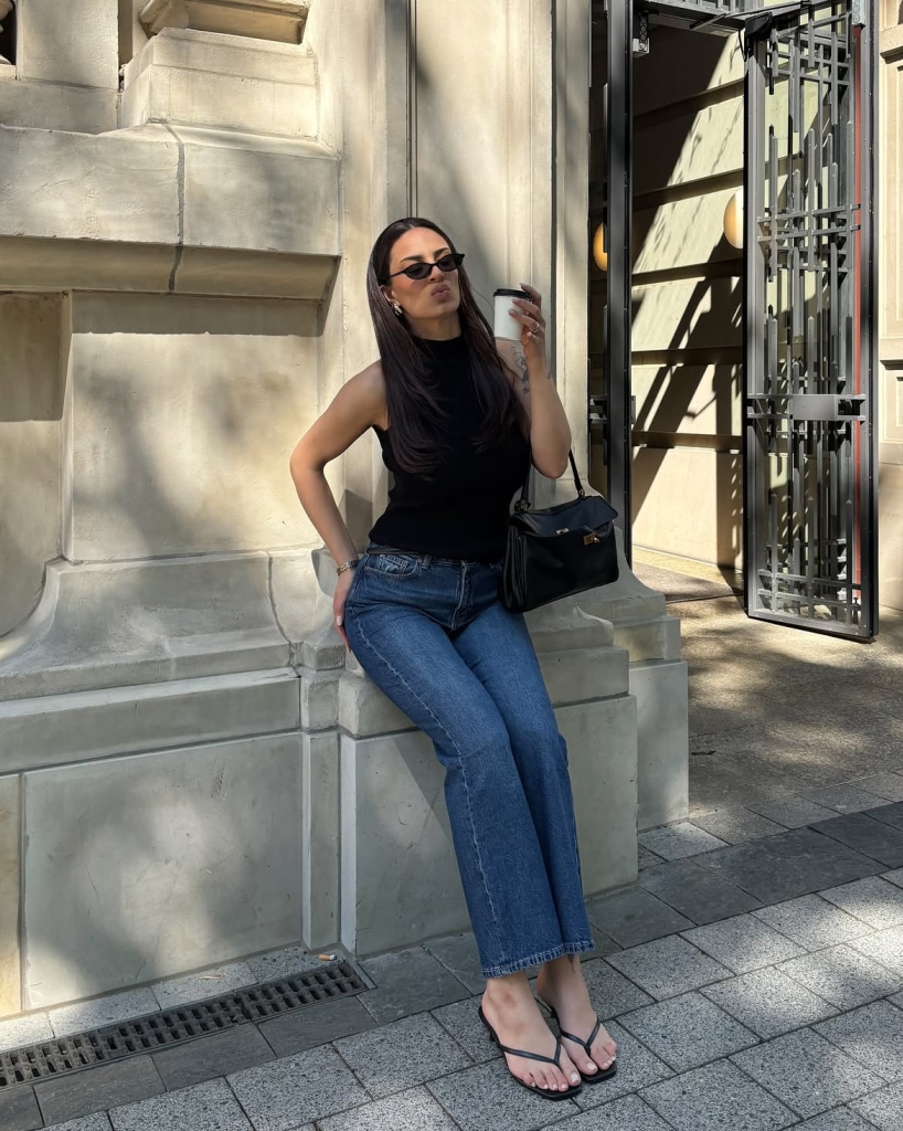 Work outfit denim