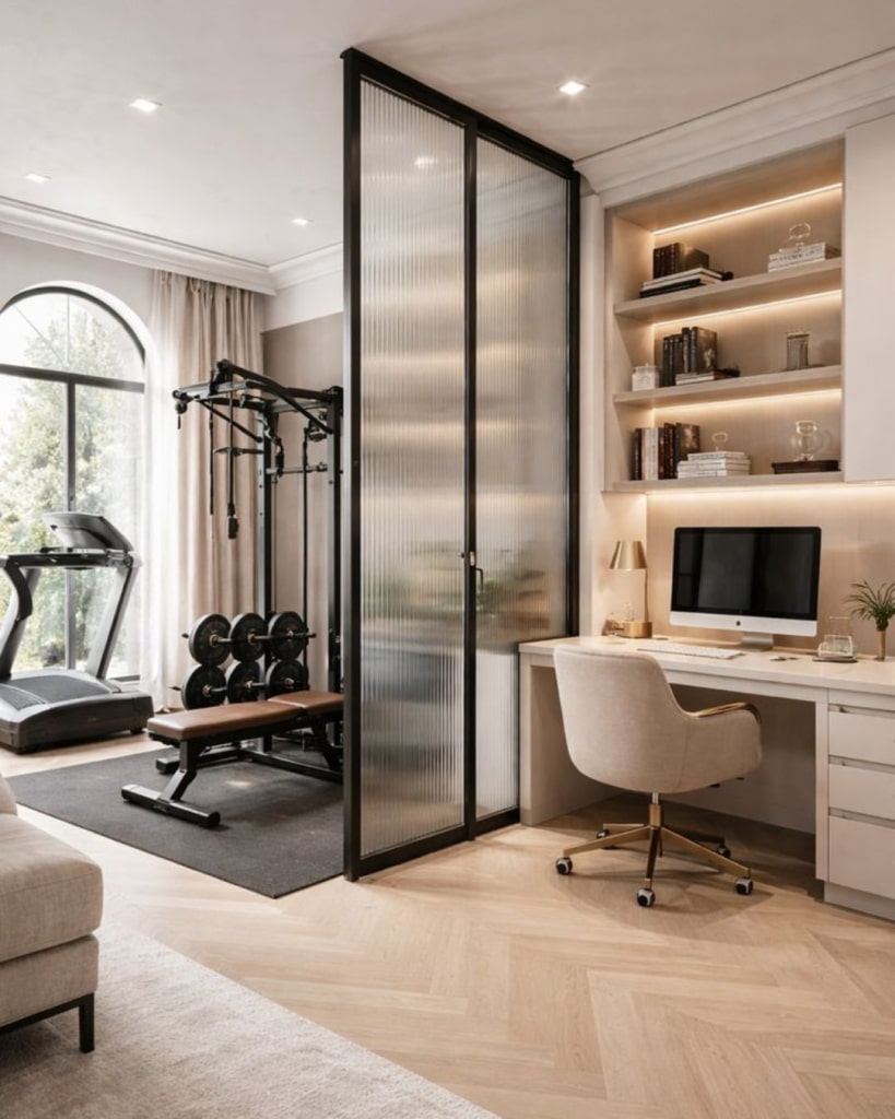 home office gym combo
