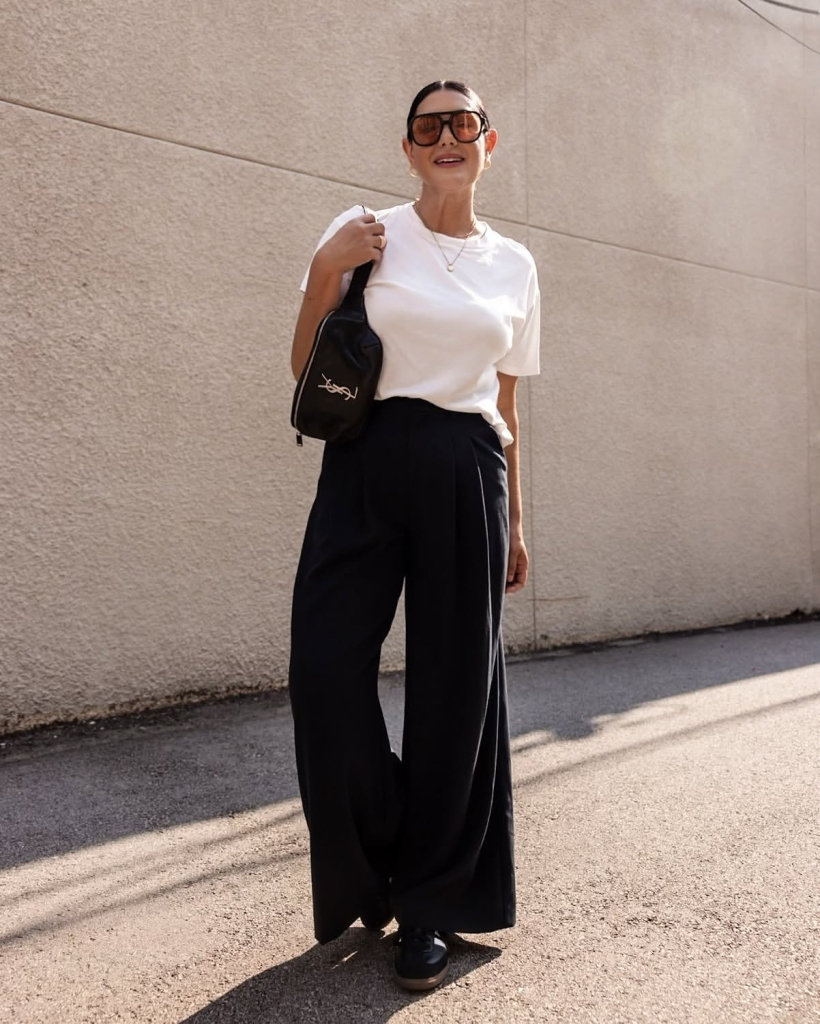 work outfit black pants